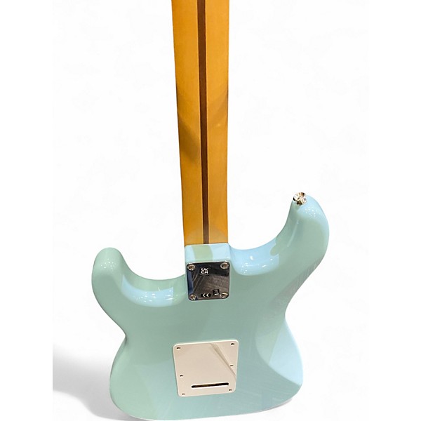 Used 2022 Fender VINTERA 50S STRAT MODIFIED Daphne Blue Solid Body Electric Guitar