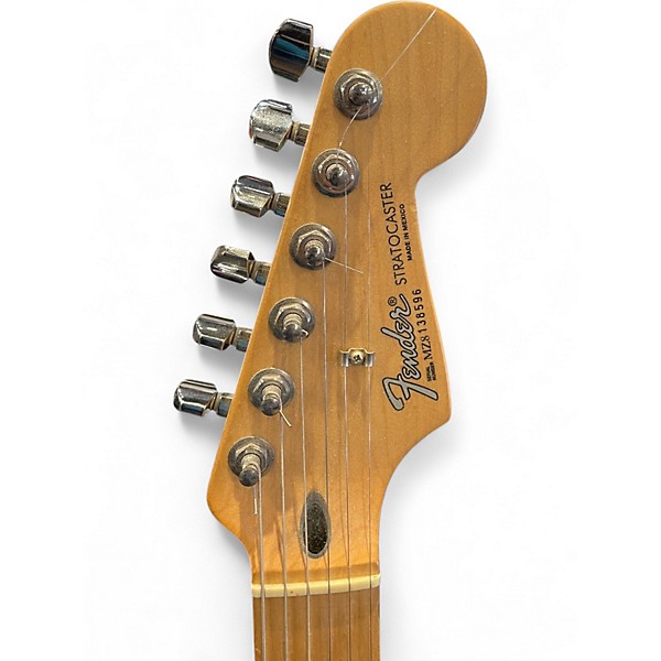 Used Fender Standard Stratocaster Olympic White Solid Body Electric Guitar