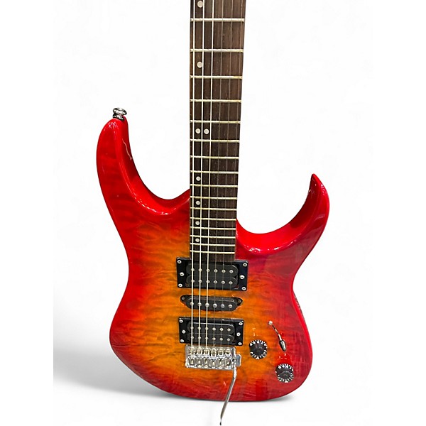 Used Washburn Electric Red Solid Body Electric Guitar