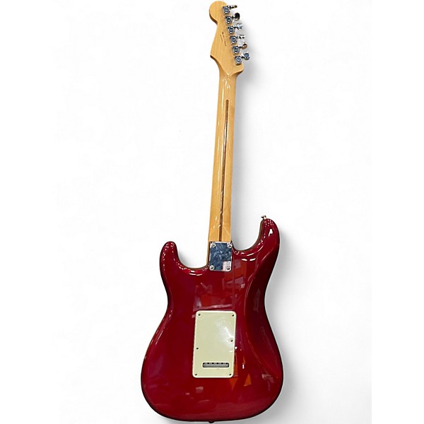 Used Fender Blacktop Stratocaster Candy Apple Red Metallic Solid Body Electric Guitar