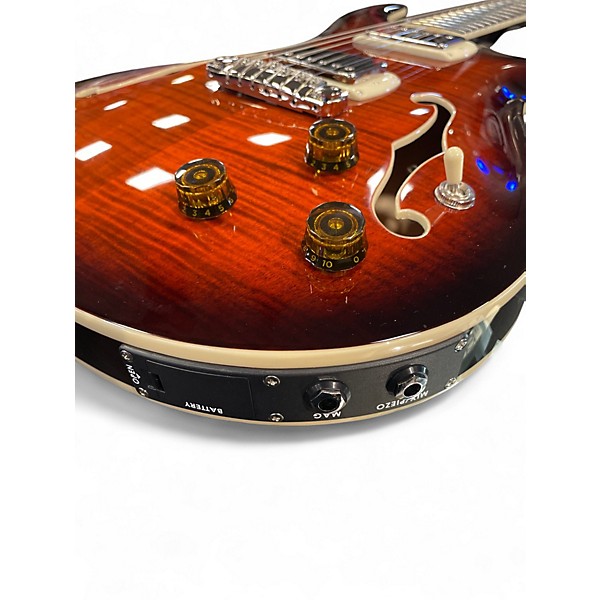 Used PRS Hollowbody II Tiger Eye Hollow Body Electric Guitar