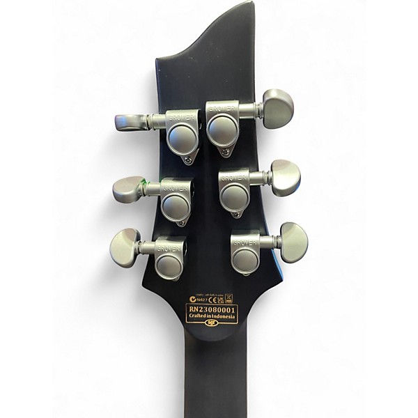 Used 2023 Schecter Guitar Research C1 Platinum Gray Solid Body Electric Guitar