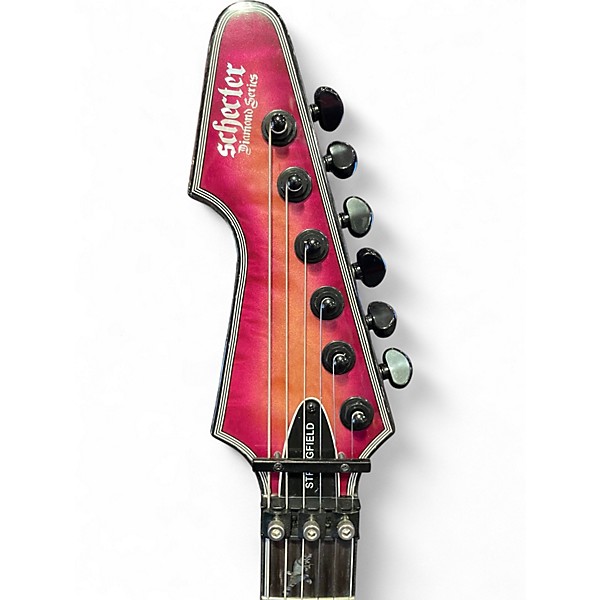 Used Schecter Guitar Research Nikki Stringfield A-6 MAIDEN MIST Solid Body Electric Guitar