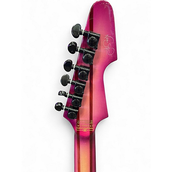 Used Schecter Guitar Research Nikki Stringfield A-6 MAIDEN MIST Solid Body Electric Guitar