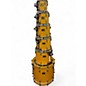 Used Pearl 6 Piece MASTERS CUSTOM MAPLE SHELL Antique Gold Drum Kit thumbnail