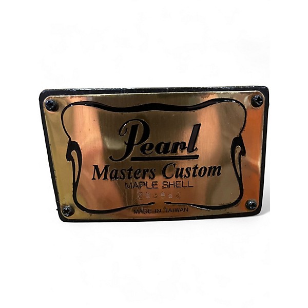 Used Pearl 6 Piece MASTERS CUSTOM MAPLE SHELL Antique Gold Drum Kit