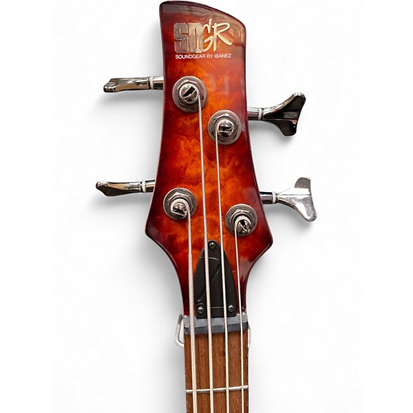 Used Ibanez SR400 Orange Electric Bass Guitar