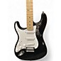 Used Squier SONIC STRATOCASTER LEFT HANDED Black Solid Body Electric Guitar