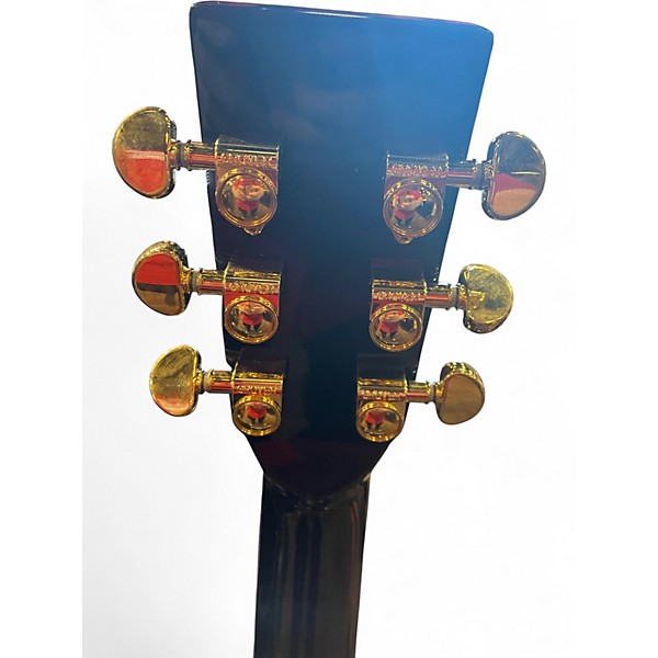 Used Zager zad80ce Black Acoustic Electric Guitar