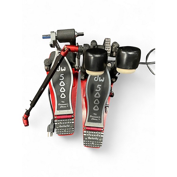 Used DW 5000 Series Double Double Bass Drum Pedal