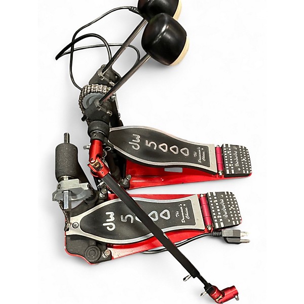 Used DW 5000 Series Double Double Bass Drum Pedal