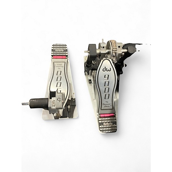 Used DW 9000 Series Double Double Bass Drum Pedal