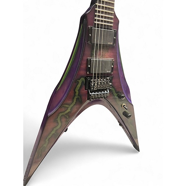 Used Dean DBZ VENOM B Purple Solid Body Electric Guitar