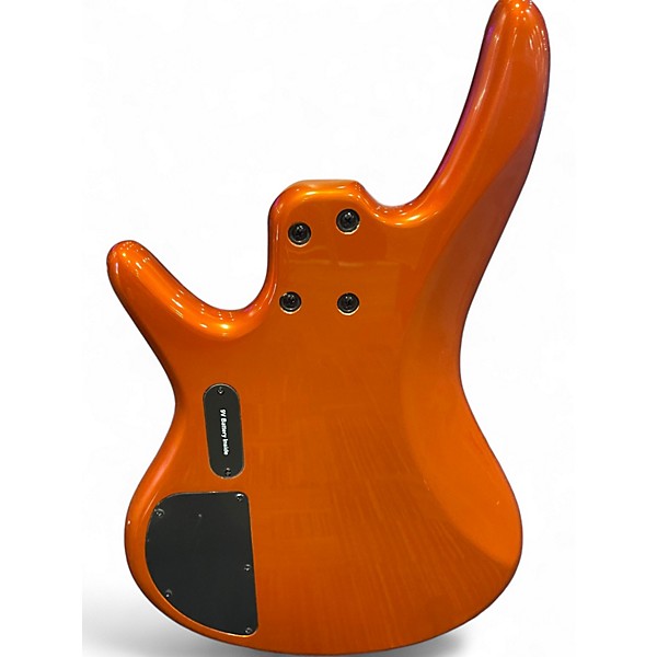 Used Ibanez GSR205 5 String Metallic Orange Electric Bass Guitar