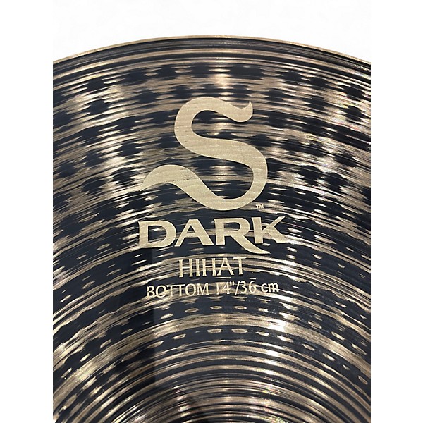 Used Zildjian 14in S Dark Hi Hat 14 Cymbal