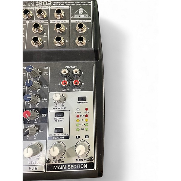 Used Behringer Xenyx 802 Unpowered Mixer
