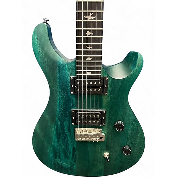 Used PRS SE CE24 SWAMP ASH GREEN Solid Body Electric Guitar