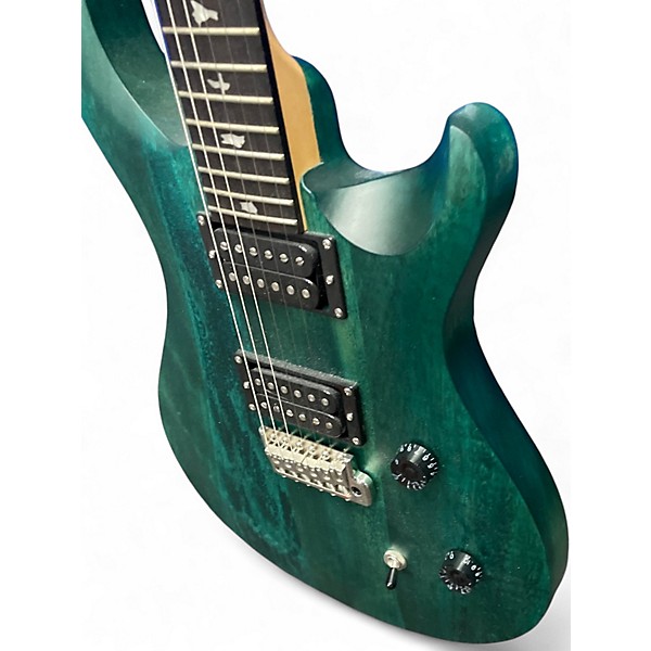 Used PRS SE CE24 SWAMP ASH GREEN Solid Body Electric Guitar
