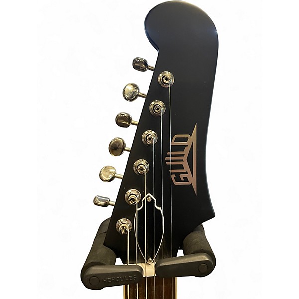 Used Guild starfire i jet90 Black Hollow Body Electric Guitar