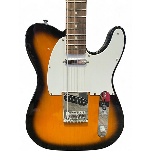 Used Squier Telecaster 2 Color Sunburst Solid Body Electric Guitar