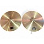 Used MEINL 15in PURE ALLOY MEDIUM HIHAT PAIR Cymbal thumbnail