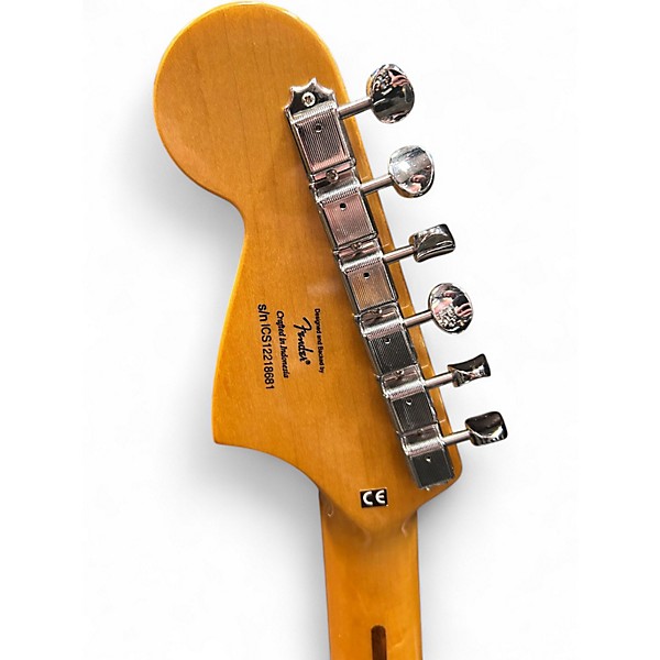 Used Squier JAGUAR Blue Solid Body Electric Guitar