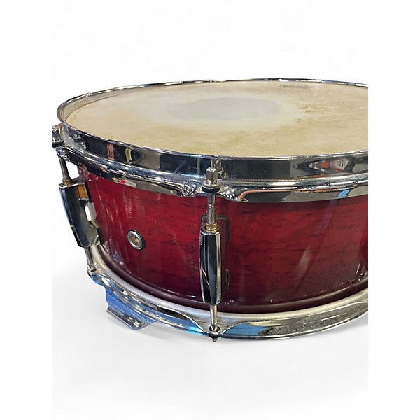 Used Pearl 14X5 LIMITED EDITION SST TRANS RED Drum