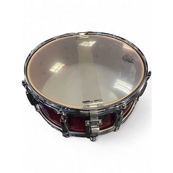 Used Pearl 14X5 LIMITED EDITION SST TRANS RED Drum