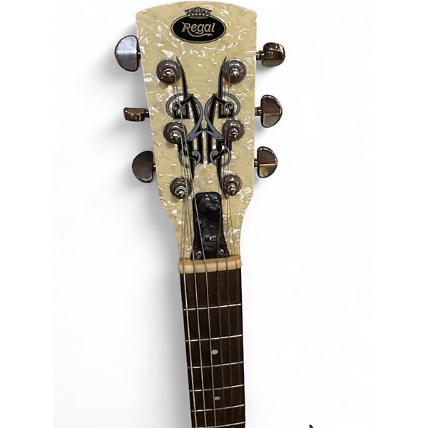 Used Regal RC58TT BRUSHED METAL Resonator Guitar