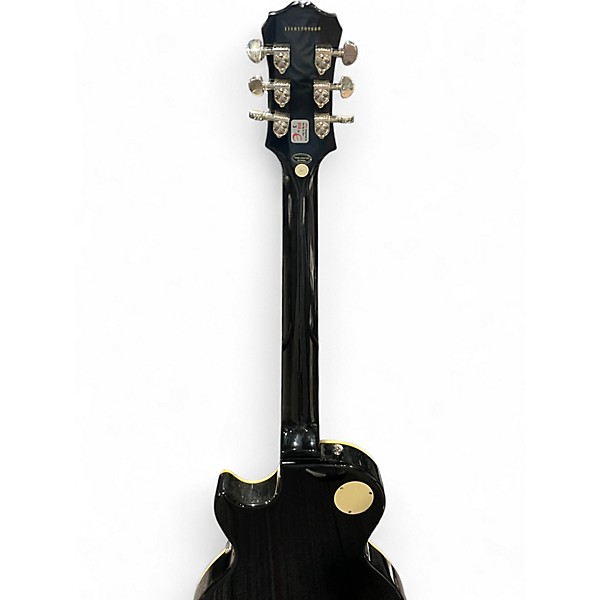 Used Epiphone Les Paul Standard Ebony Solid Body Electric Guitar