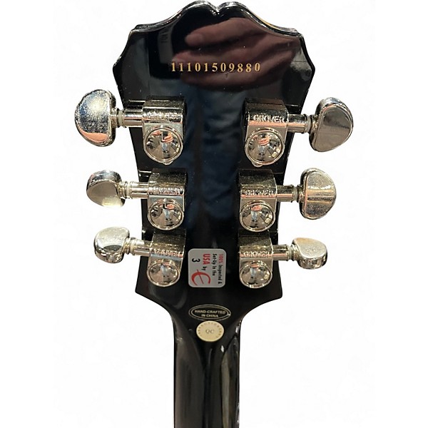 Used Epiphone Les Paul Standard Ebony Solid Body Electric Guitar