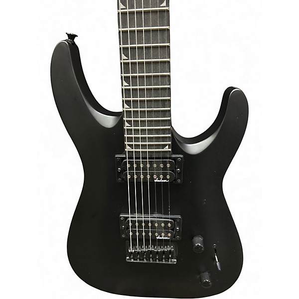 Used Jackson SLATXF7 Soloist 7 String Black Solid Body Electric Guitar