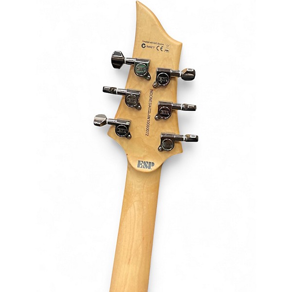 Used ESP LTD F-100FM Black Solid Body Electric Guitar