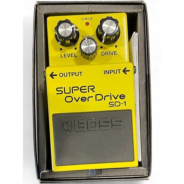 Used BOSS SD1 Super Overdrive Effect Pedal