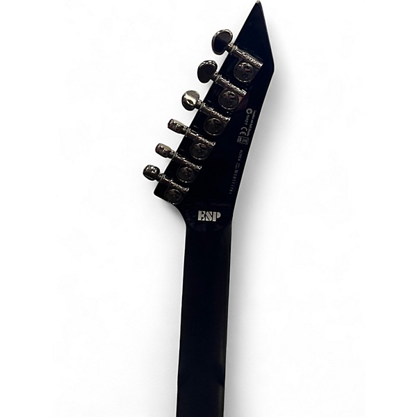 Used ESP LTD M1000 Trans Black Solid Body Electric Guitar