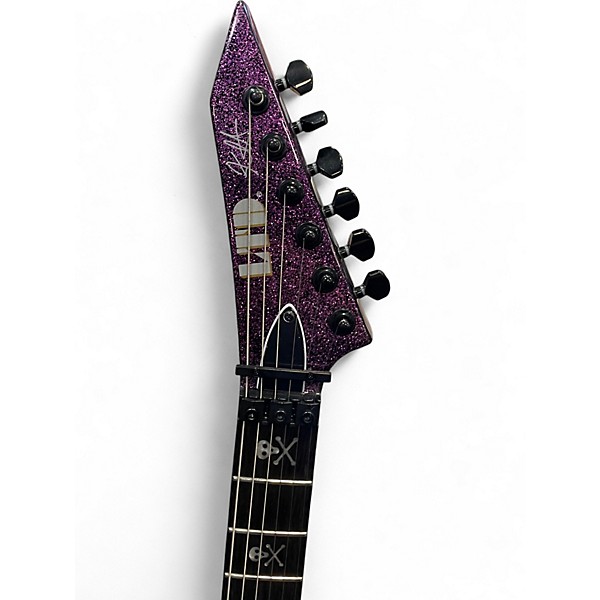 Used ESP LTD KH602 Kirk Hammett Purple Sparkle PURPLE SPARKLE Solid Body Electric Guitar