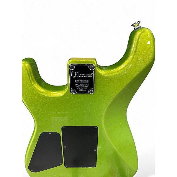 Used Charvel Pro-Mod San Dimas Style 1 HH FR E Lime Green Metallic Solid Body Electric Guitar