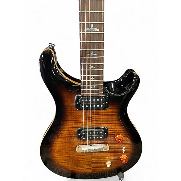 Used PRS SE Paul's Guitar BLACK GOLD BURST Solid Body Electric Guitar