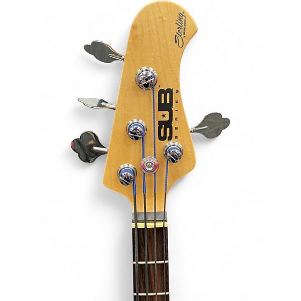 Used Sterling by Music Man Sub 4 Walnut Electric Bass Guitar