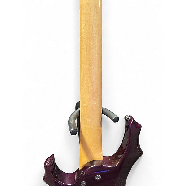 Used ESP LTD F155DX 5 String PURPLE Electric Bass Guitar