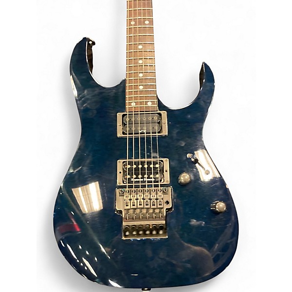 Used Ibanez RG520QS Blue Solid Body Electric Guitar