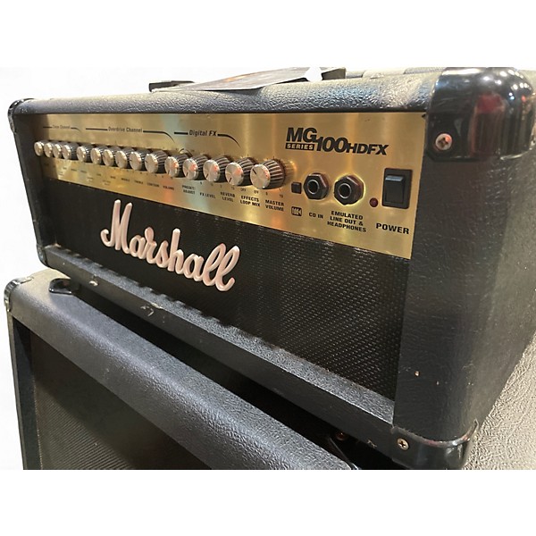 Used Marshall MG100HDFX 100W Solid State Guitar Amp Head