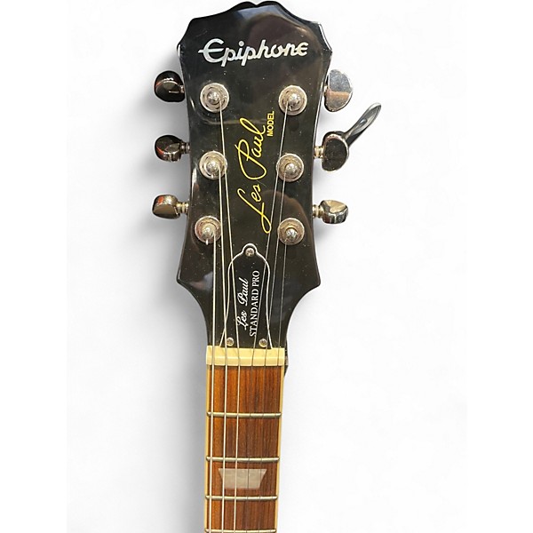 Used Epiphone Les Paul Standard Pro Gold Top Solid Body Electric Guitar