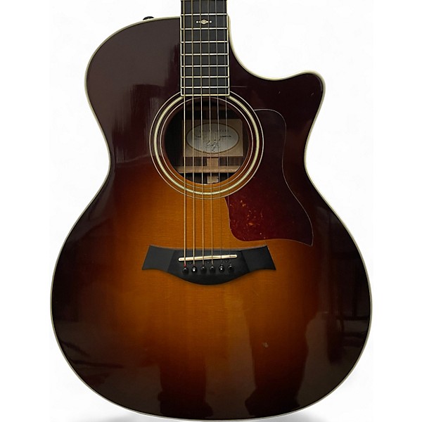 Used Taylor 714CE 2 Tone Sunburst Acoustic Electric Guitar
