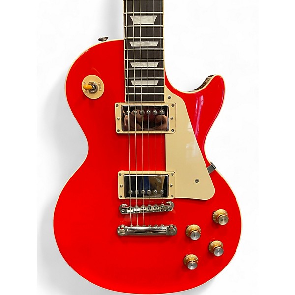 Used Gibson Les Paul Standard Red Solid Body Electric Guitar