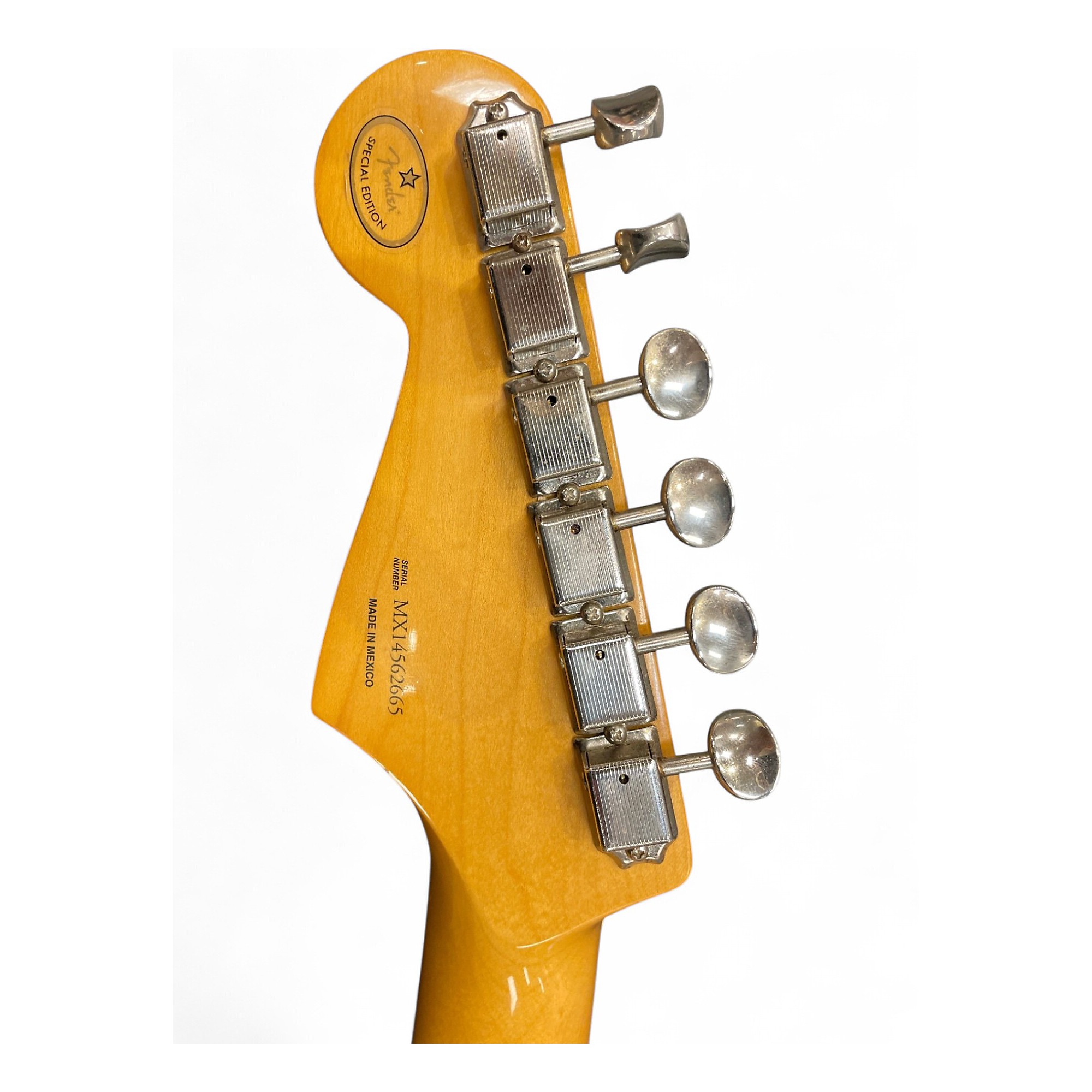 Used Fender Mexican Standard Stratocaster Buttercream Solid Body