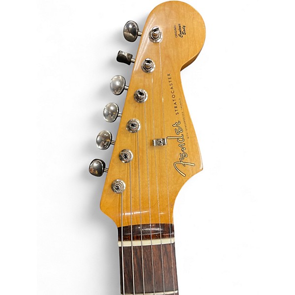 Used Fender Mexican Standard Stratocaster Buttercream Solid Body Electric Guitar