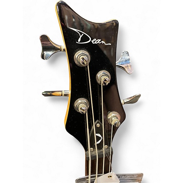 Used Dean Edge Bass Black Electric Bass Guitar