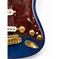 Used Fender Deluxe Stratocaster Blue Solid Body Electric Guitar
