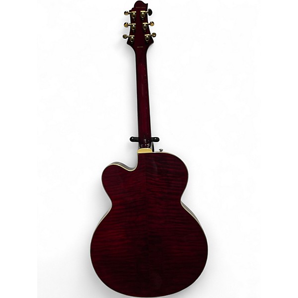 Used Samick JZ-2 Wine Red Hollow Body Electric Guitar